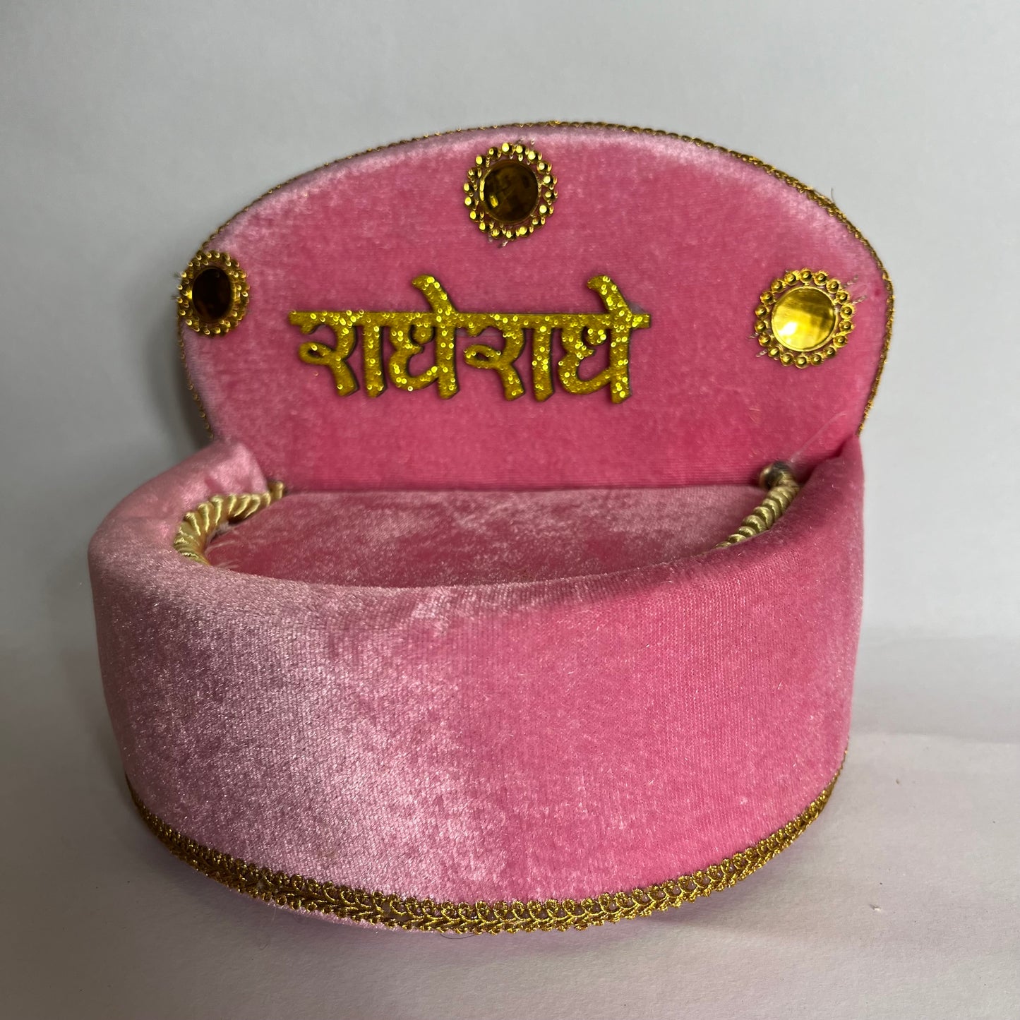 Thakur Ji राधे राधे Pink Singhasan