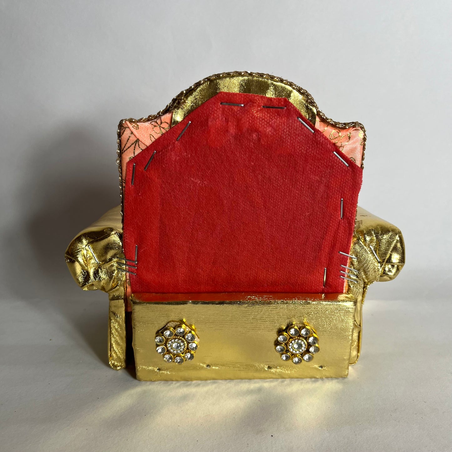 Thakur Ji Sofa-Bed Peach Singhasan