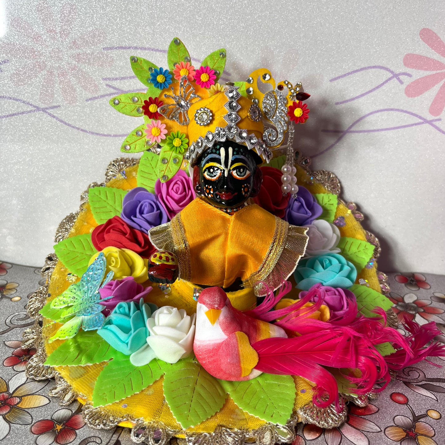 Phoolon Ki Vaadi – Thakur Ji Floral Garden Poshak