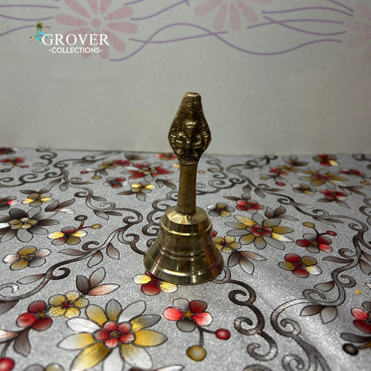 SACRED BRASS PUJA BELL