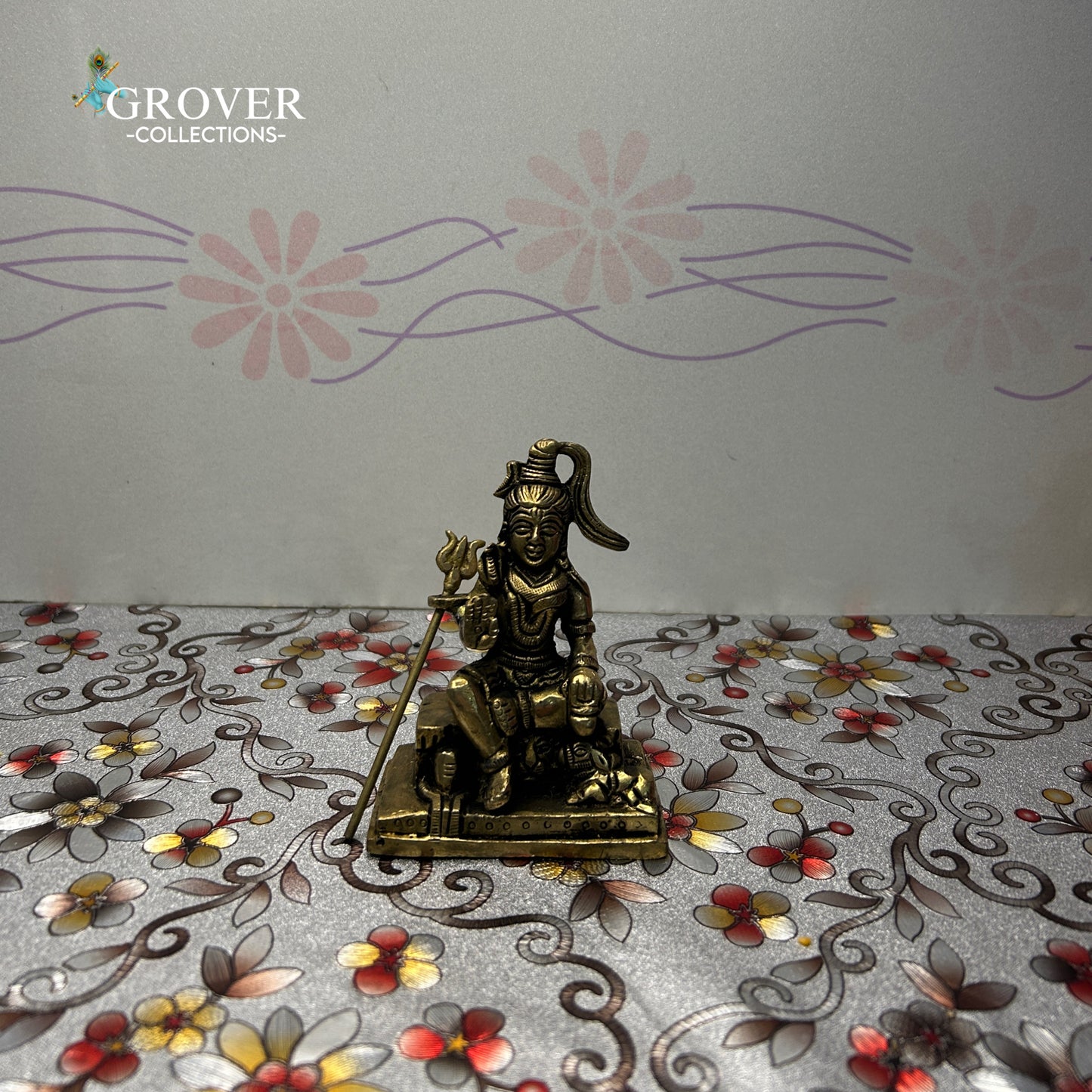 MAJESTIC LORD SHIVA IDOL IN BRASS