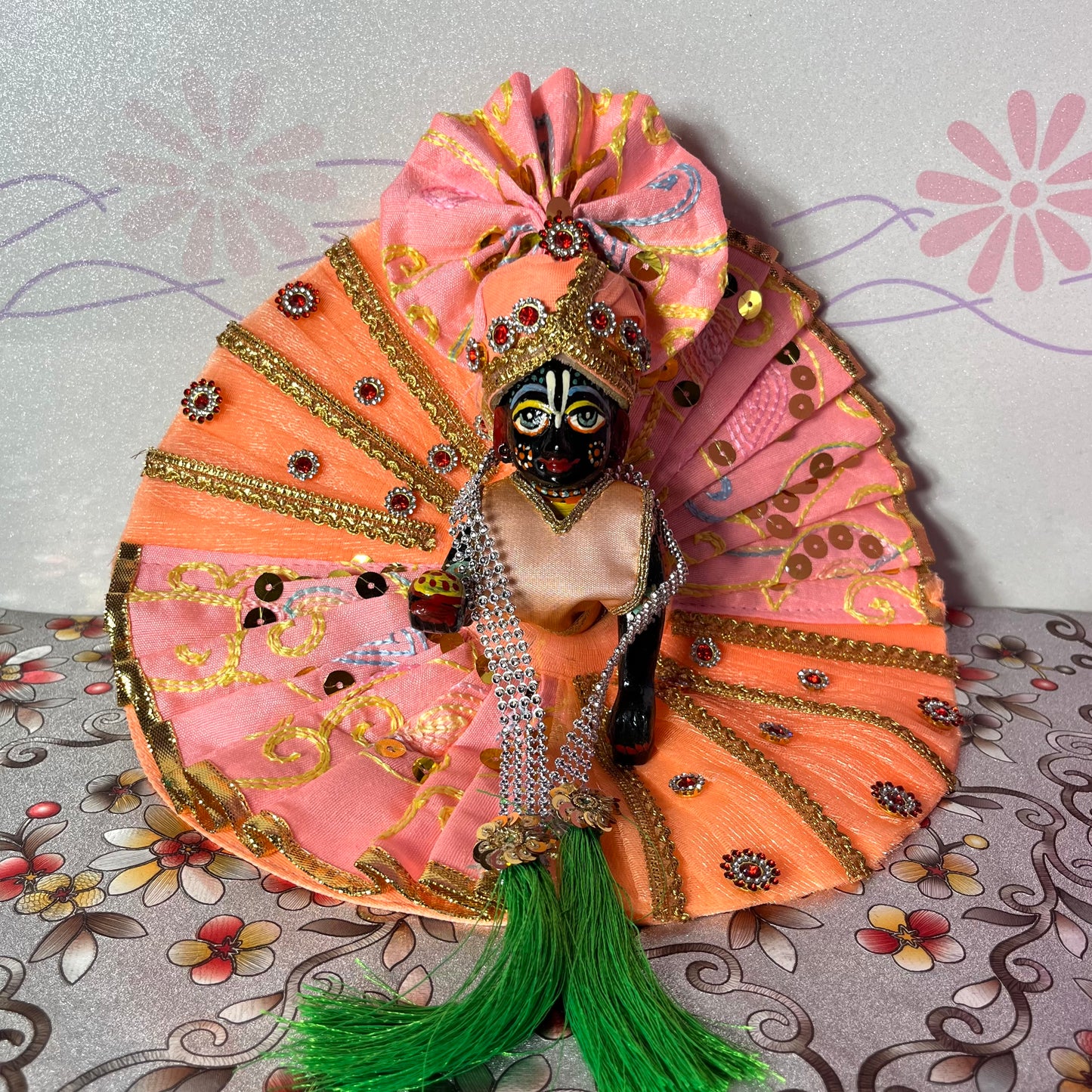 Royal Peach Thakur Ji Poshak