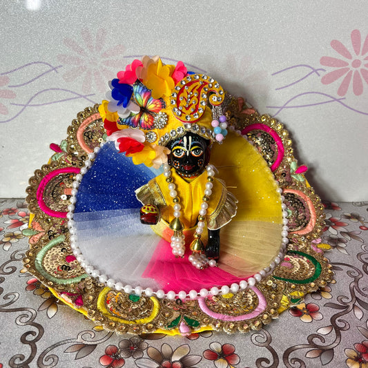 Thakur Ji Heavy Royal Multicolor Poshak
