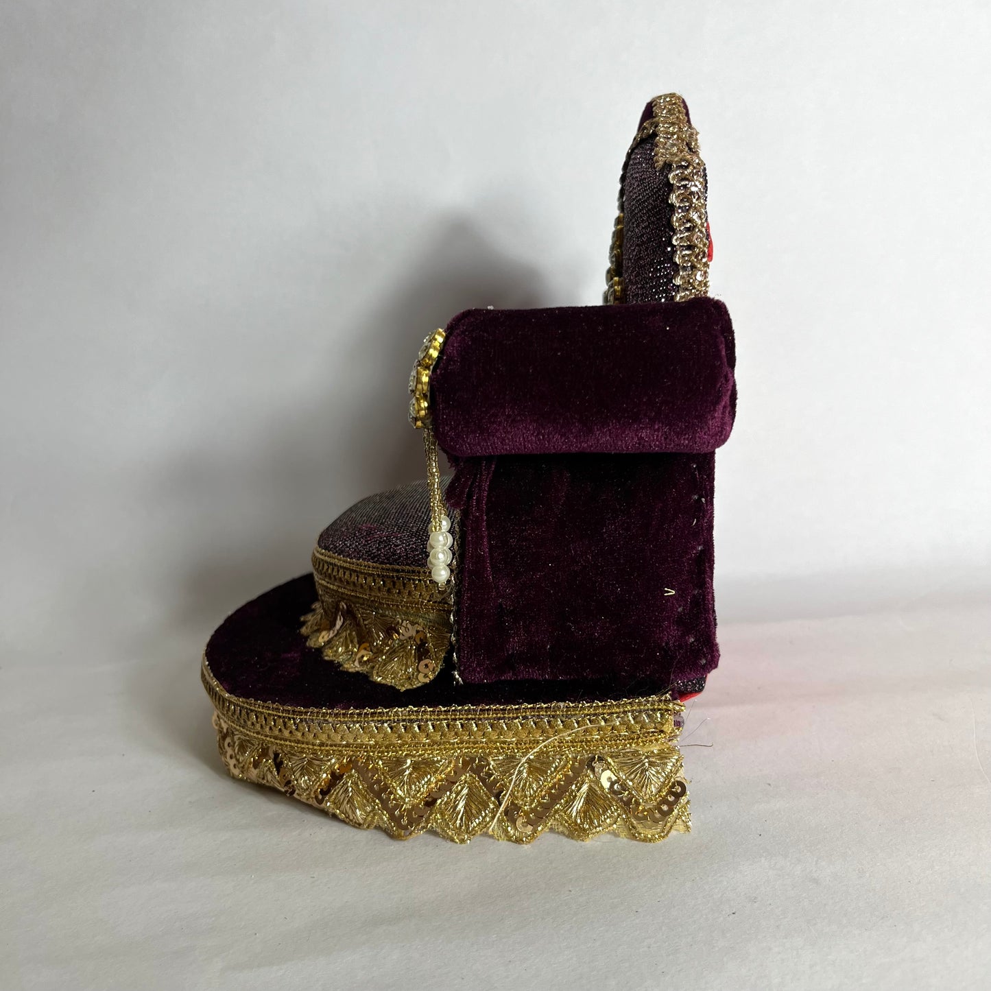 Royal Purple Thakur Ji Singhasan