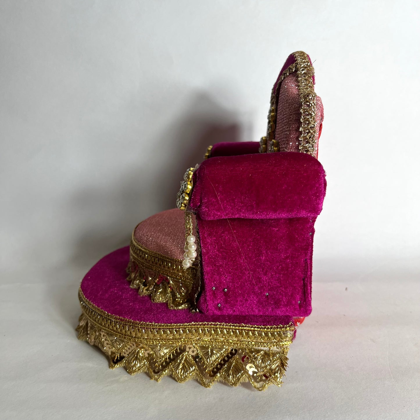 Royal Pink Thakur Ji Singhasan