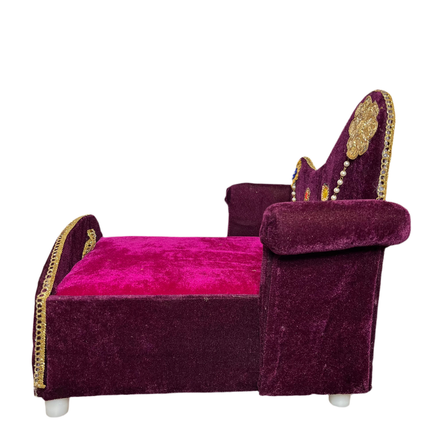 Velvet Maharaja Thakur Ji Bed Size 8-12