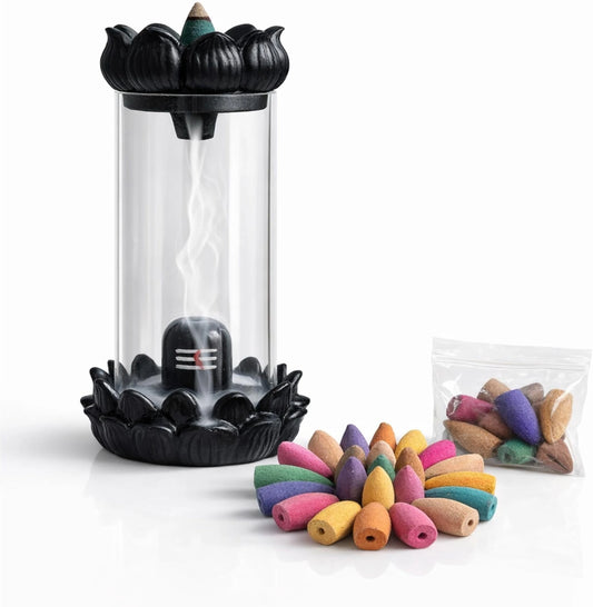 DIVINE SHIVLING FOUNTAIN INCENSE HOLDER