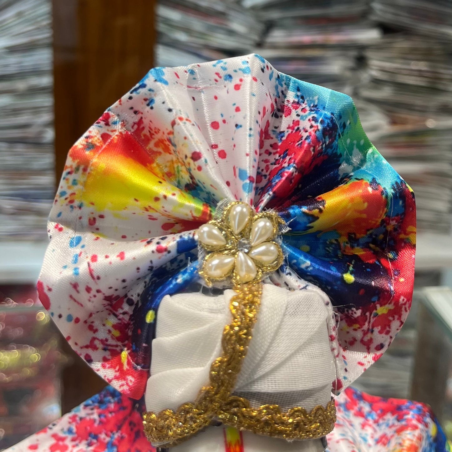 Holi special Thakur Ji Poshak Pagdi with Free Pichkari