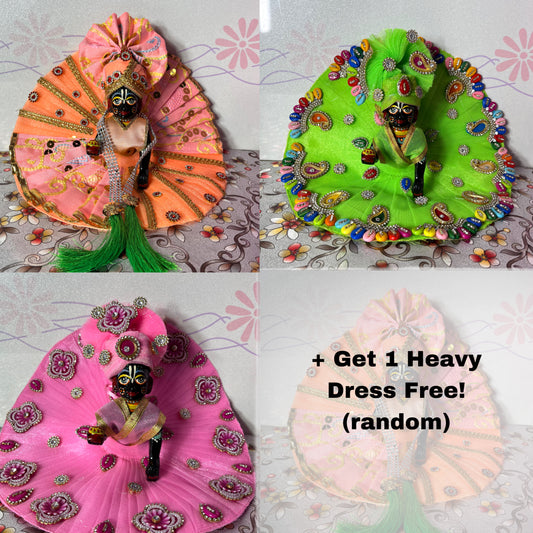 Janmashtami Special Thakur Ji Heavy Dress Combo (3+1)