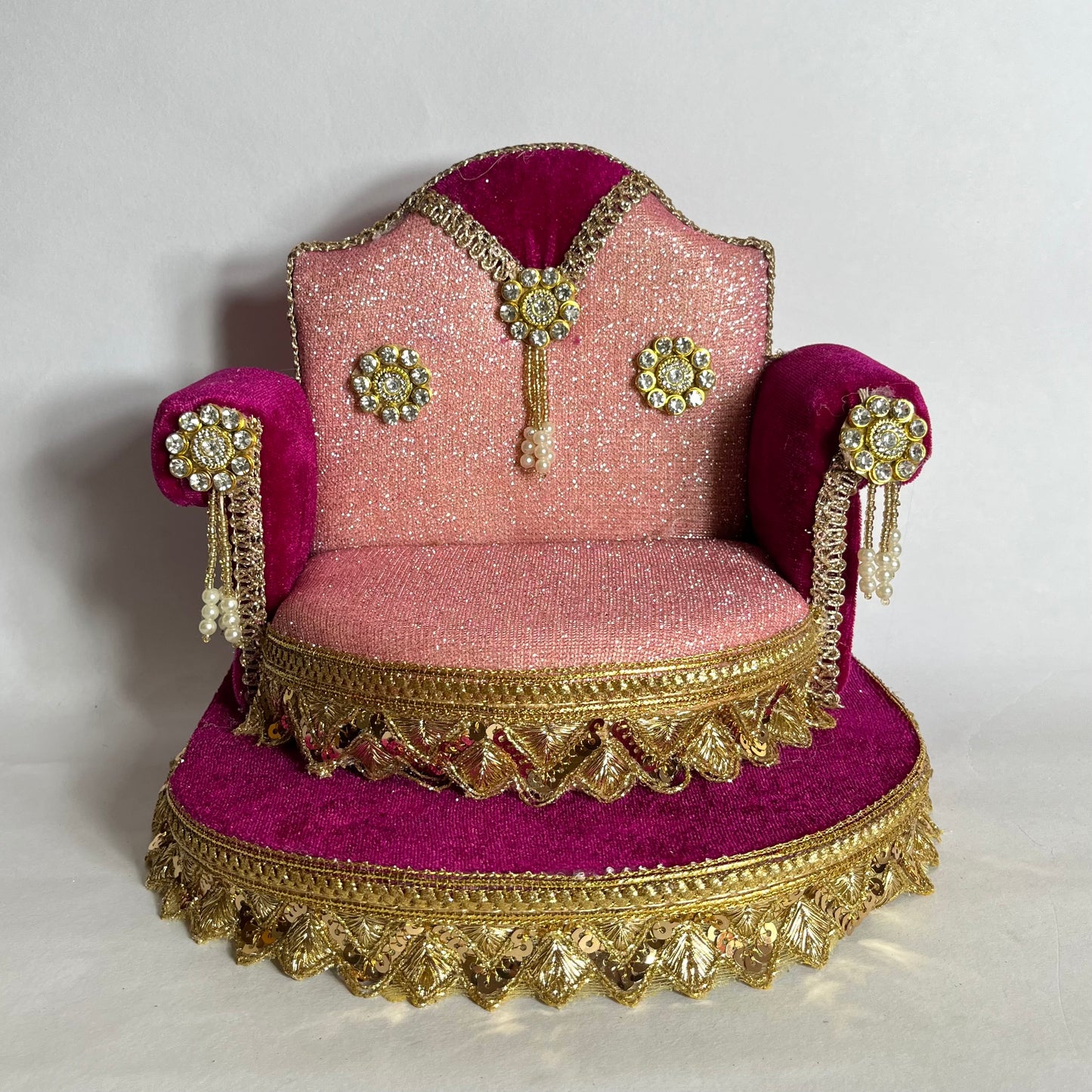 Royal Pink Thakur Ji Singhasan