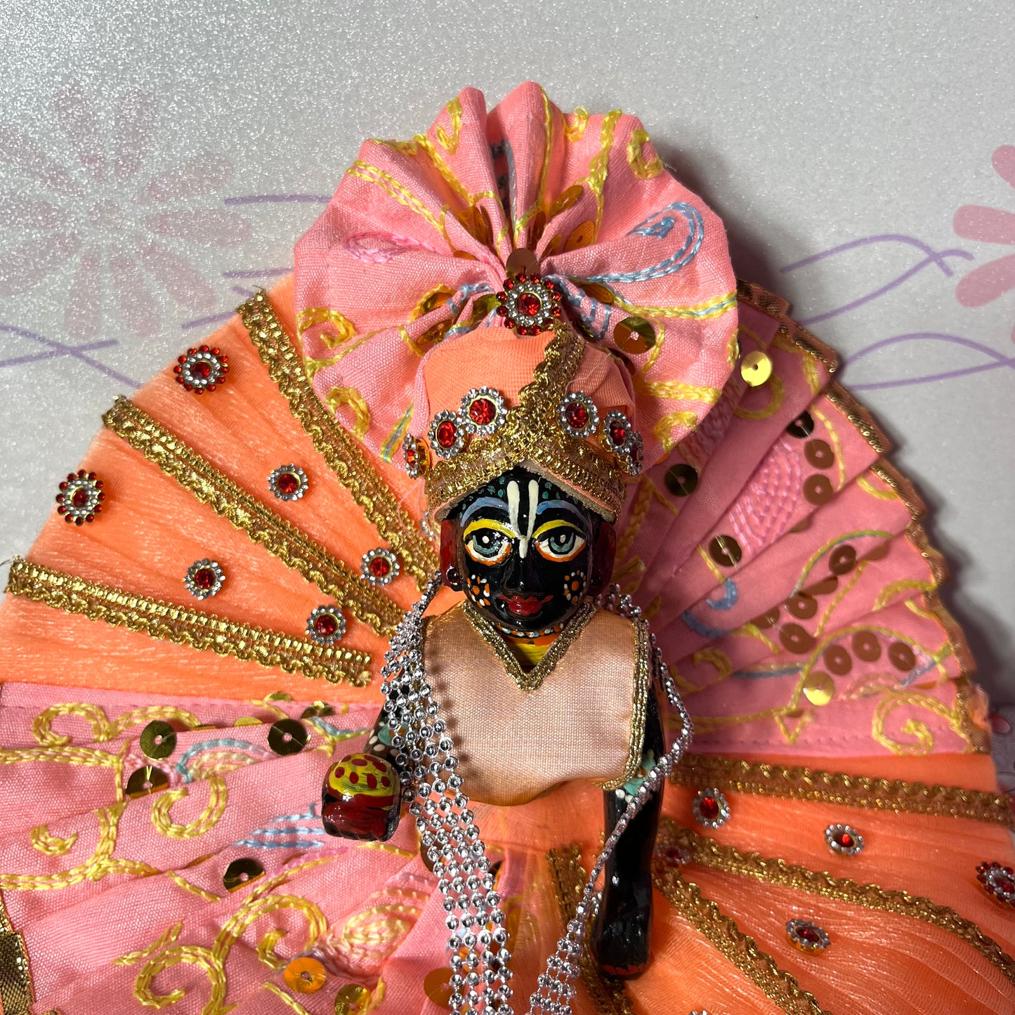 Royal Peach Thakur Ji Poshak