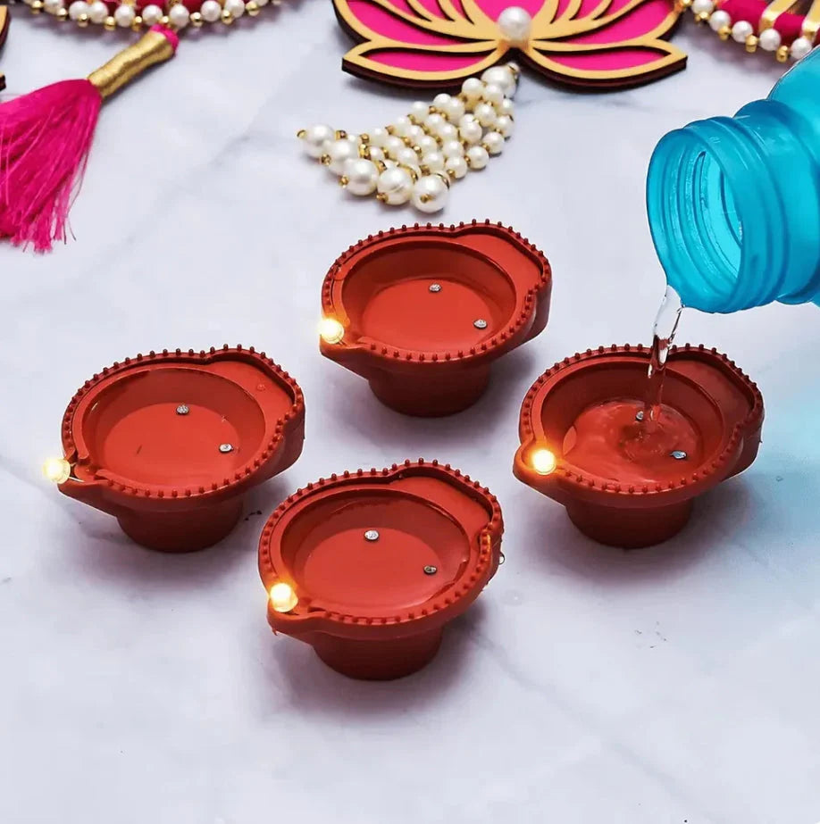 Water Sensor LED Diyas - No Fire, No Smoke, No Oil – Just Radiant Light