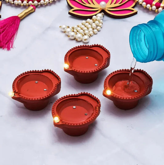 Water Sensor LED Diyas - No Fire, No Smoke, No Oil – Just Radiant Light