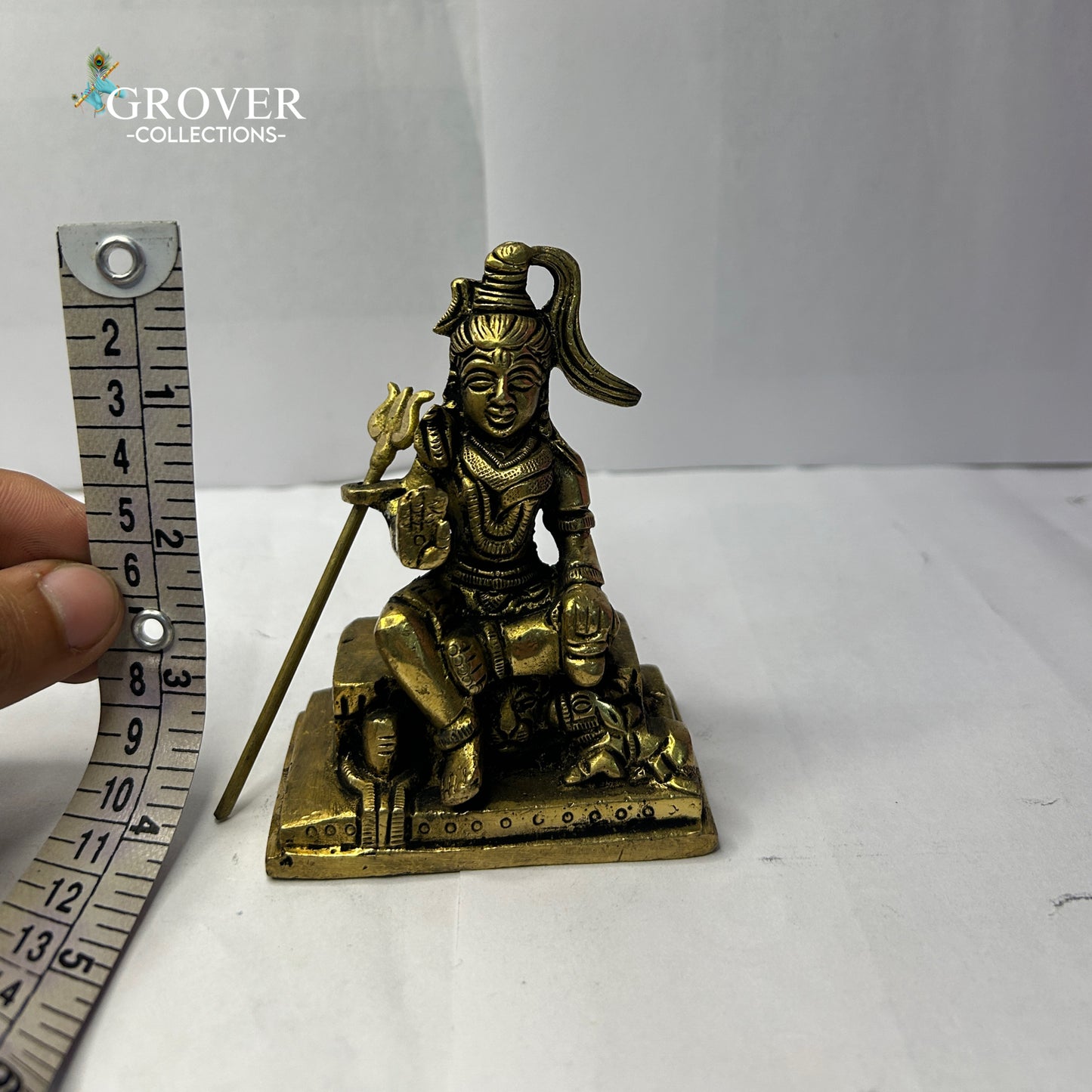 MAJESTIC LORD SHIVA IDOL IN BRASS