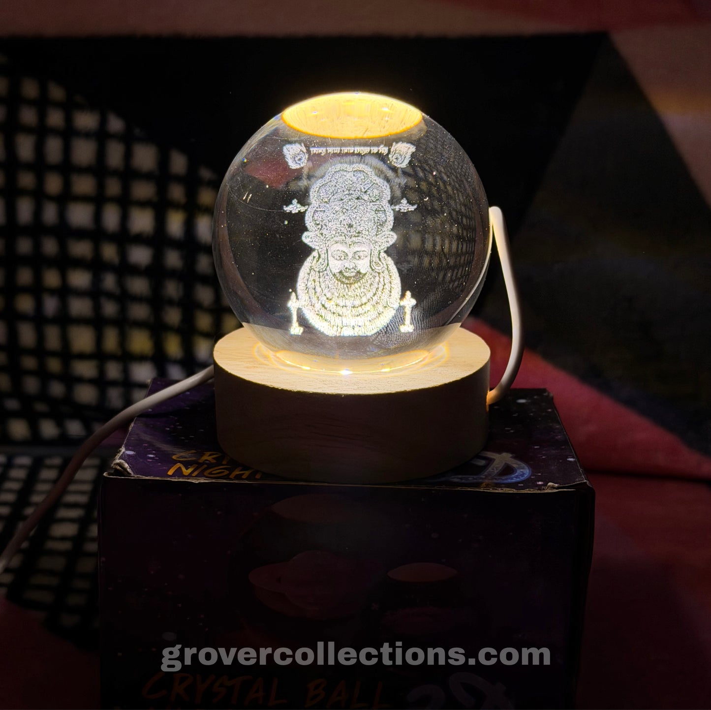 Khatu Shyam Ji 3D Crystal Ball