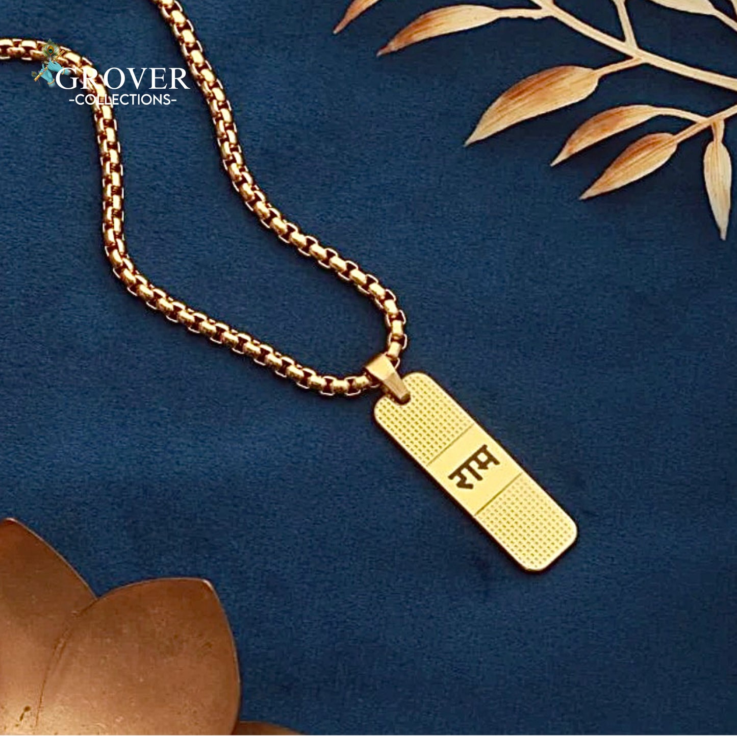 Shri Ram Naam Locket with Chain