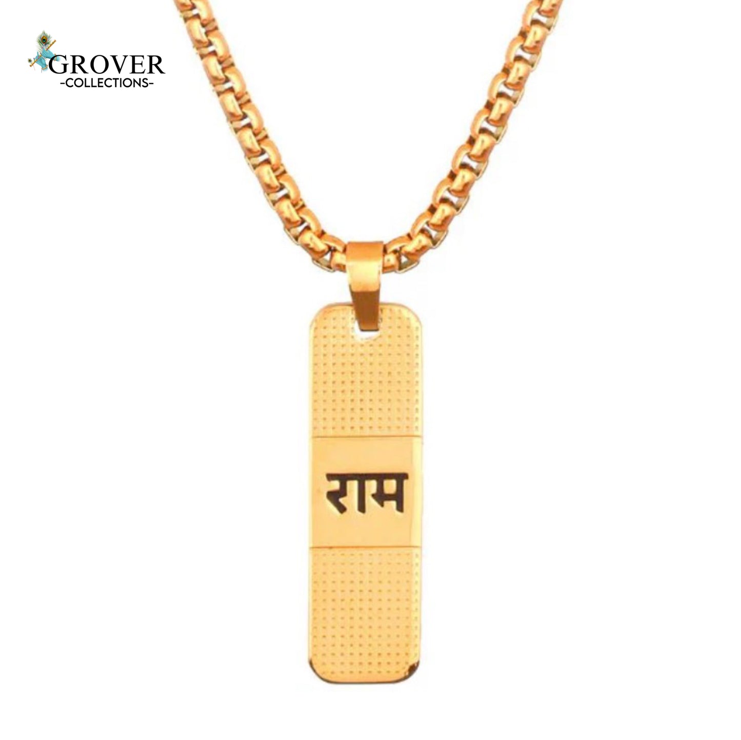 Shri Ram Naam Locket with Chain
