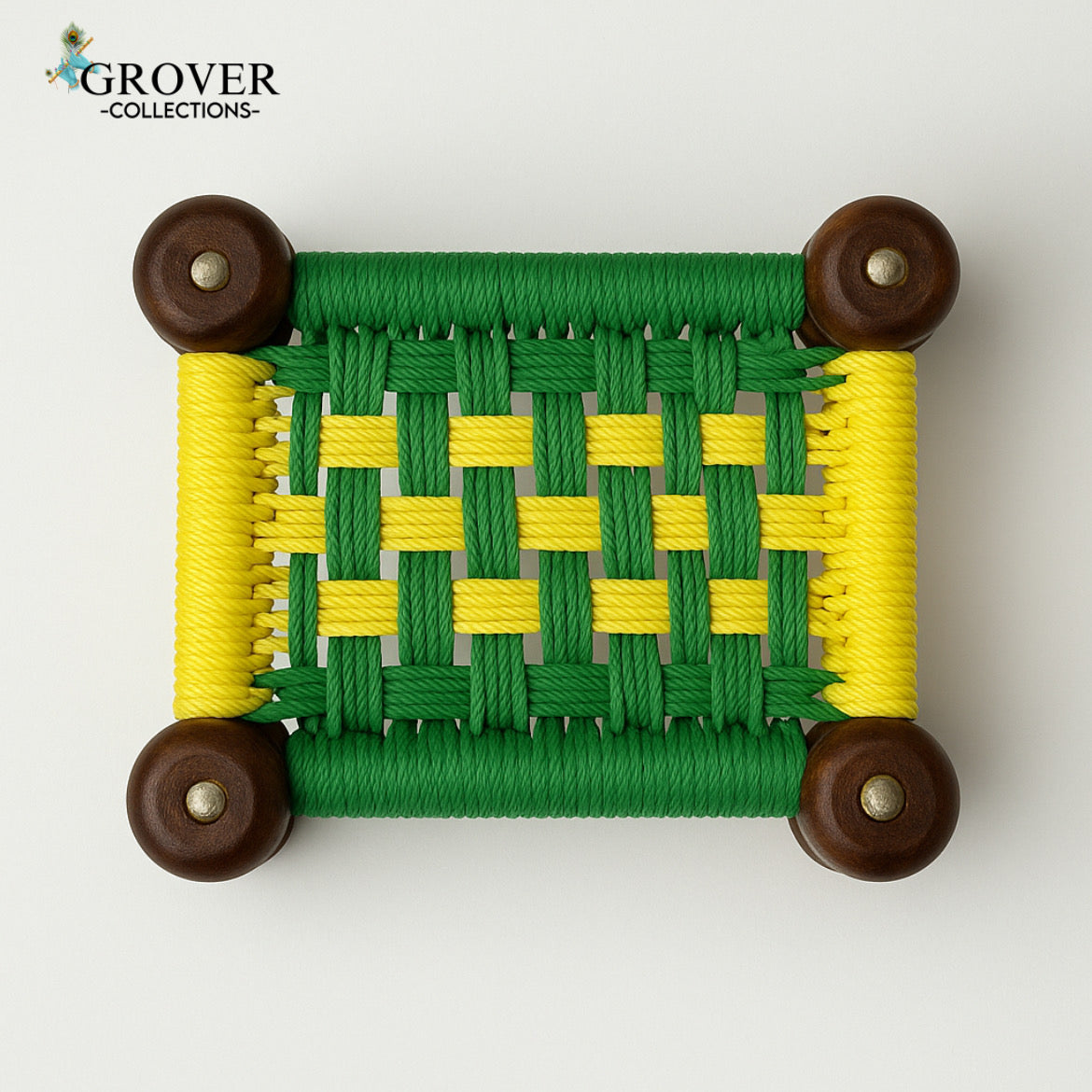 HANDCRAFTED WOODEN PUJA KHAAT FOR GOD IDOL