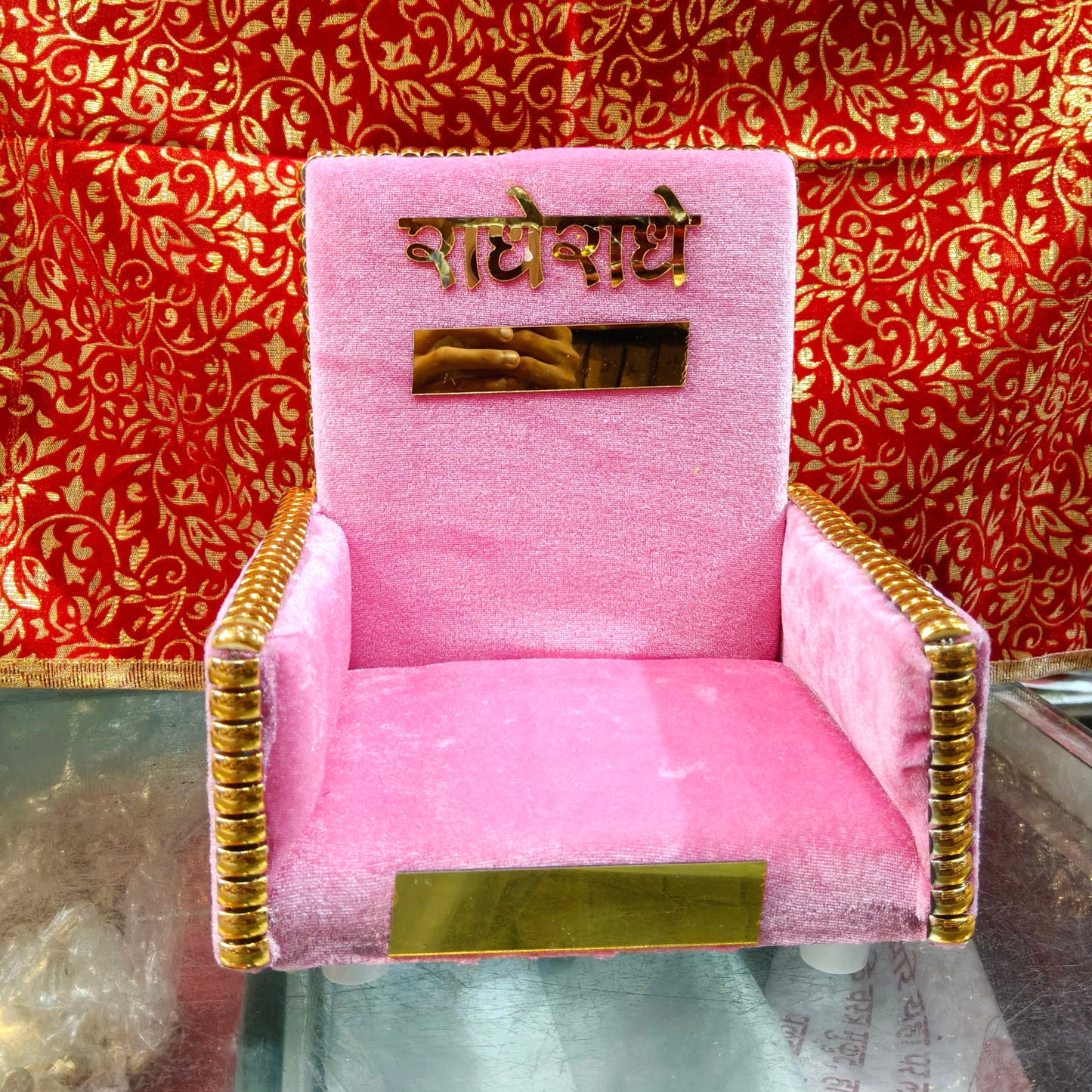 Premium Velvet Laddu Gopal Singhasan for Size 0-6